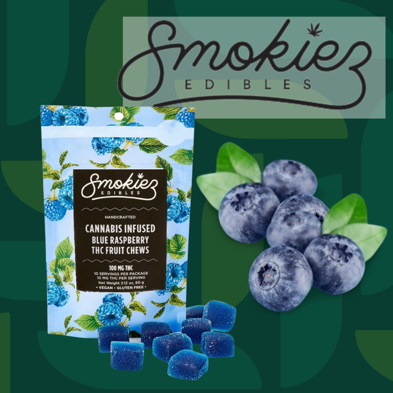 SMOKIEZ SWEET BLUE RAZZ 100MG (I)